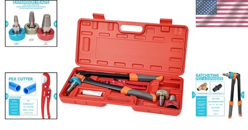 Complete 6-Piece PEX-a Expansion Tool & Cutter Set - Efficient and User-Friendly - Picture 2 of 11
