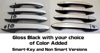 Black & Color Door Handle Overlays 2019 - 2024 Honda Passport YOU PICK CLR