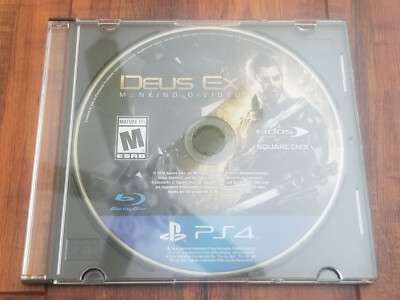 Deus Ex: Mankind Divided (Sony PlayStation 4 - PS4, 2016) - Disc Only