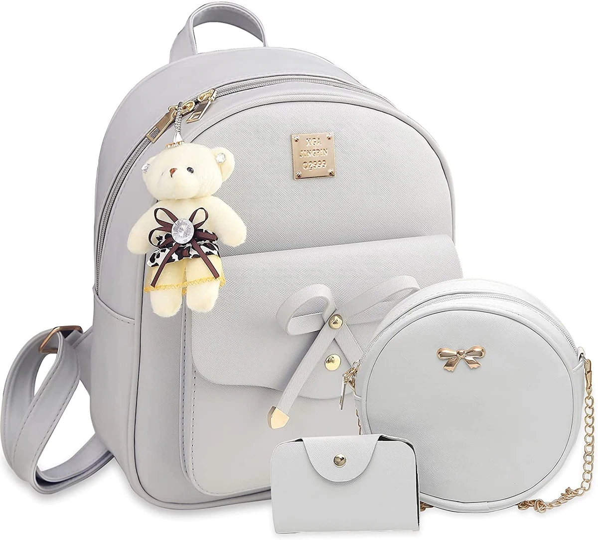 PINCNEL Mini Backpack Women Leather Small Backpack Purse for Teen Girl  Travel Backpack Cute School Bookbags, 2-white, 9.4L x 10.6H x 4.3W inches,  Daypack Backpacks : Amazon.in: Fashion