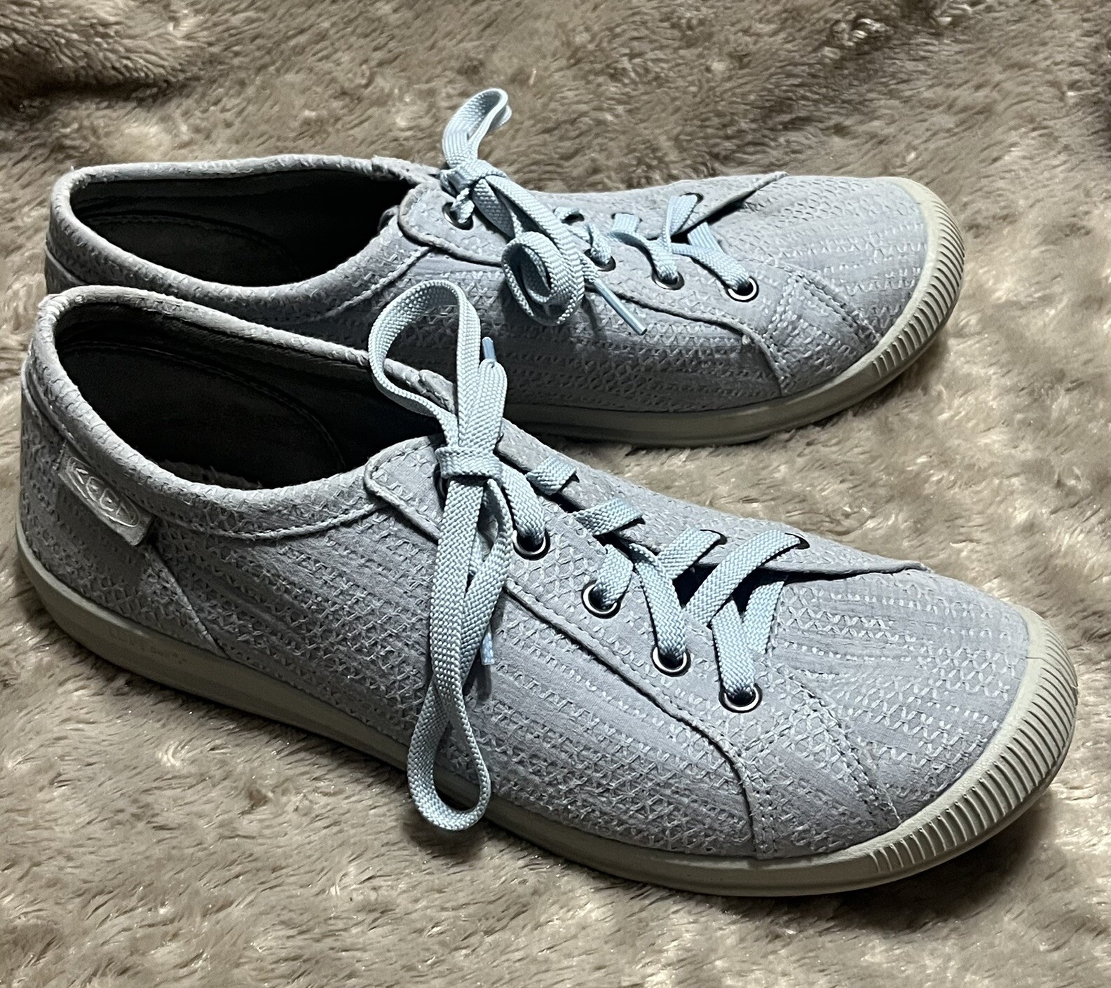 Scarpe da tennis casual Keen Lorelai blu stringate 1022648 donna taglia 9W *NO SOLETTE