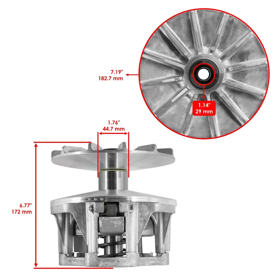 Embreagem Caltric Primary Drive para Polaris RZR 4 XP 900 2012-2013 SidexSide - Imagem 2 de 4