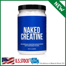 Naked Creatine Pure Micronized Creatine Monohydrate - 100 Servings - 500 Grams