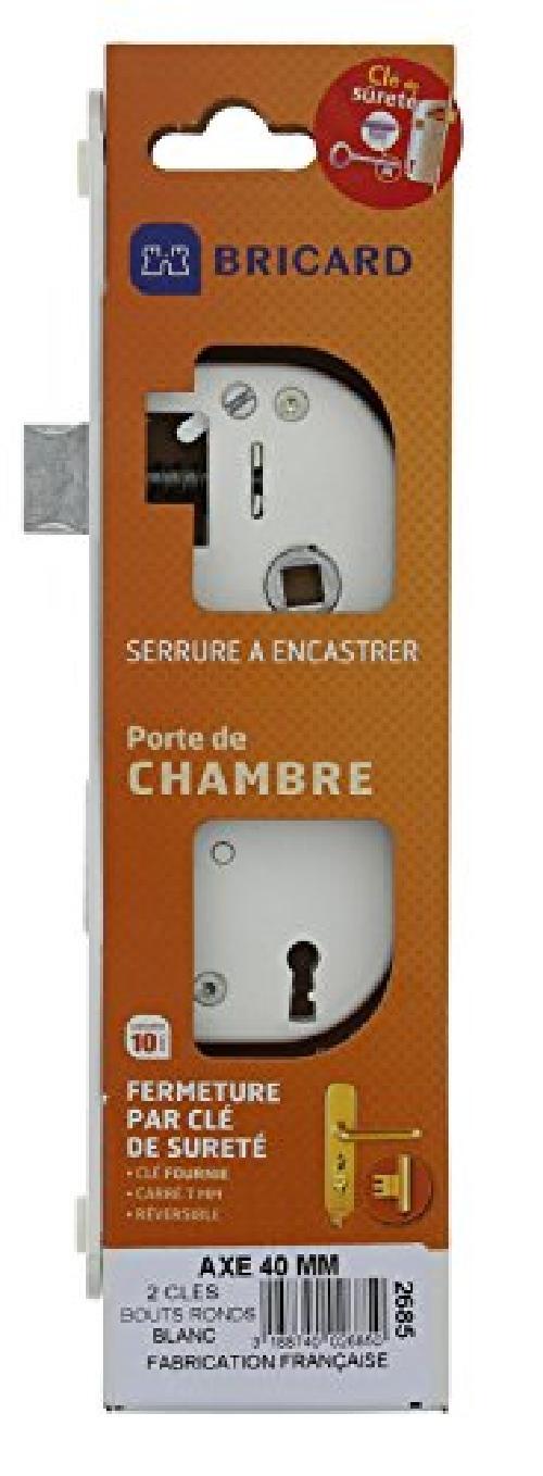 Bricard 2685 serratura a mortasa catenaccio a 1/2 giro 4 gole asse 40 bagagliaio