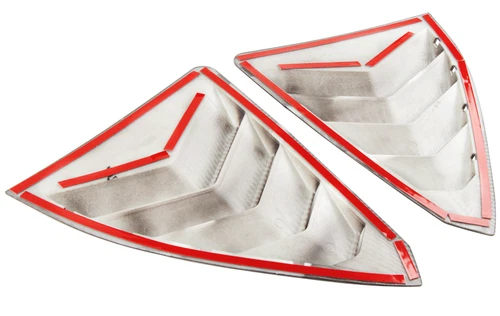 Gloss Black Rear Window Louver Cover Trim For Lexus ES250 ES350 ES300h 2019-2023 - Bild 9 von 10