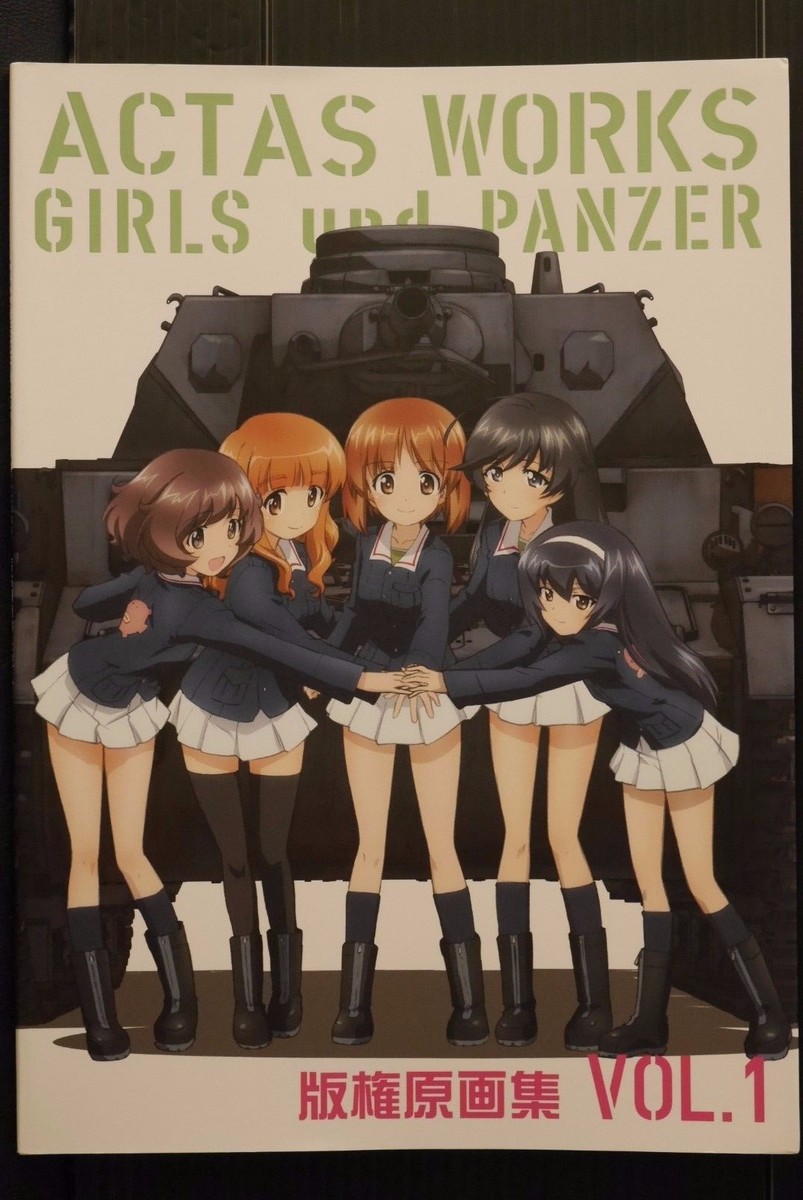 【新品】新品 三冊ACTAS WORKS ガールズ&パンツァー VOL.1 JAPAN Actas Works Girls und Panzer Hanken Gengashuu vol.1