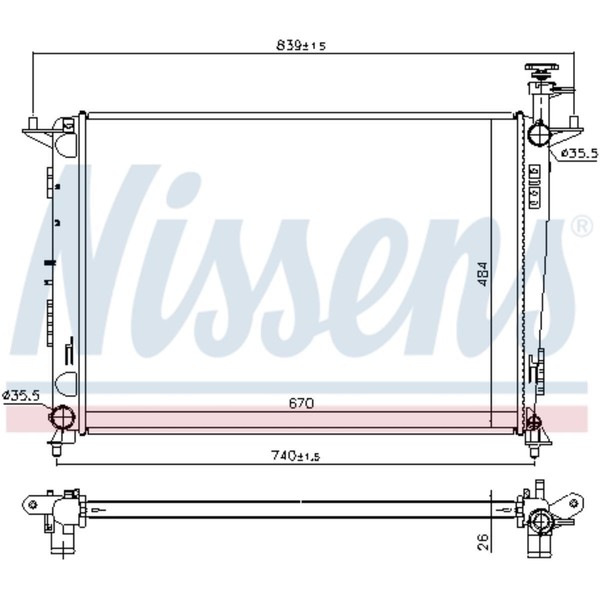 KüHler WasserküHler MotorküHler FüR KIA Sorento III UM 3.3 4WD 3.5 D-CVVT-image
