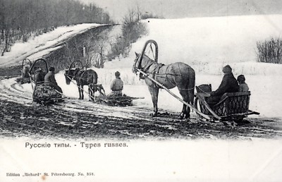 B4401+ CPA RUSSLAND RUSSISCHE TYPEN