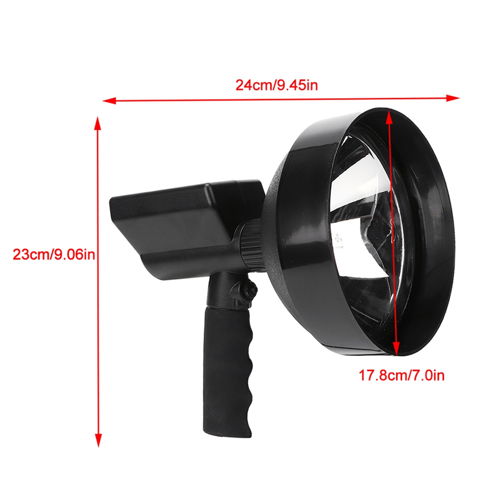 (7Inch) Handheld HID Spotlight Rechargeable Working Lamp Offroad eBay