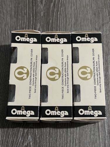 Vintage Omega Golf Balls Lot 3 Packs Rawlings Golf New (9-Balls) - Afbeelding 3 van 13