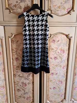 Eleonora Amadei Damen Kleid - Gr. 42 ärmellos Herbst Winter Länge Gino