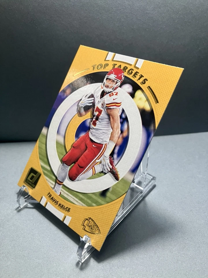 2017 Travis Kelce Donruss Top Targets Card# 15 - Image 3 of 4