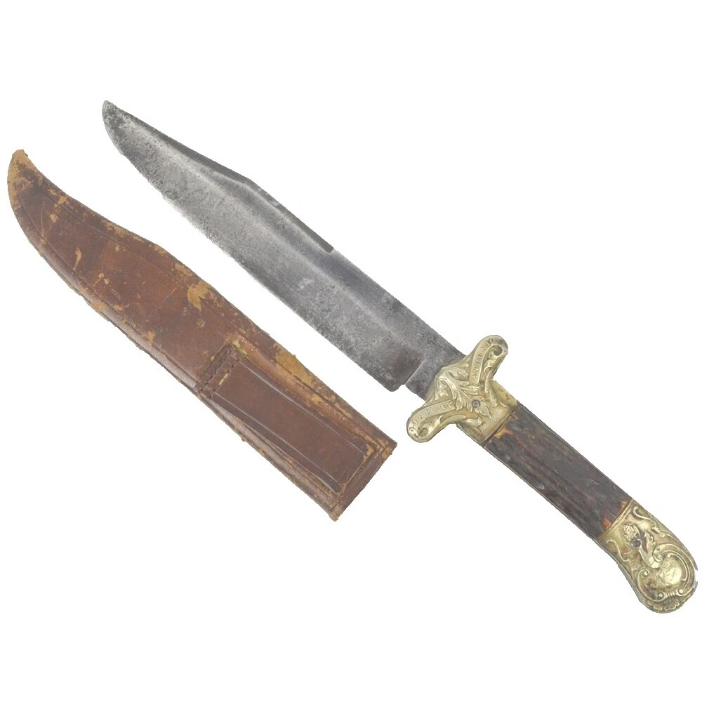 Clip Point Horn Handle Collectible Vintage Custom & Handmade Fixed Blade Knives