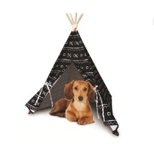 Dog Whisperer Mudcloth Teepee Tent Cover for Cat  Dog Bed