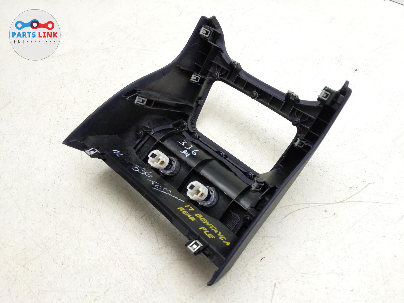 16-20 BENTLEY BENTAYGA REAR CENTER CONSOLE BACK TRIM VENT BEZEL PANEL COVER BLUE