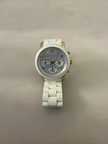 Orologio Michael Kors MK5145 Donna Cronografo Bicolore Oro Bianco