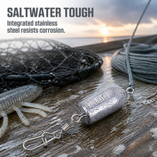 Bullet Fishing Sinker Lead for Sea Fishing Lure Fishing, for Casting - for