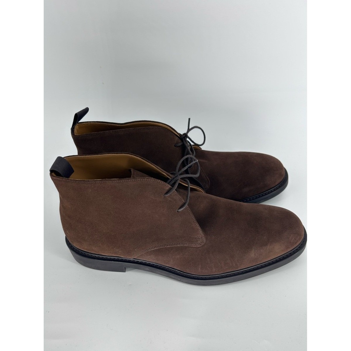 Charles Tyrwhitt Brown Suede Chukka Boots - Classic Lace-Up | US 12 CHARLES TYRWHITT Suede chukka boots. Size: 43/9UK Price  main image 4