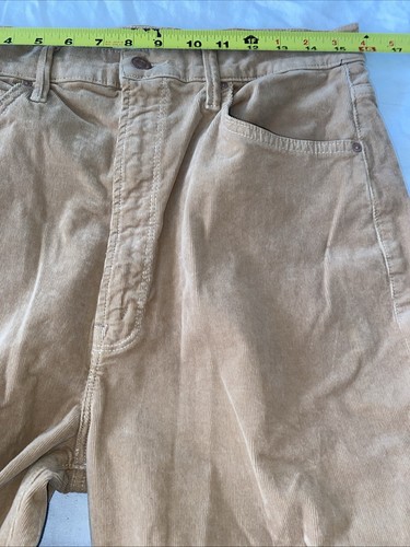 Mother Denim High Waisted Tunnel Vision Sneak Corduroy Pants In Hopscotch Sz 30 - Picture 6 of 11