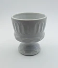 Vintage McCoy Floraline Light Blue 574 Ceramic Pedestal Planter