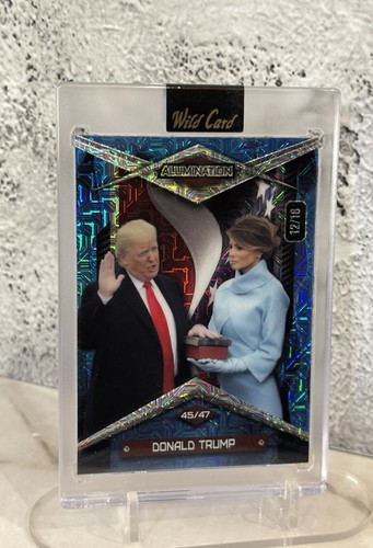 Donald Trump Inauguration 12/18 Alumination US Flag Mojo Wild Card 2025
