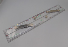 VINTAGE CAPT FIELDS IMPROVED PARALLEL PERSPEX RULER - MATHEMO SERIES