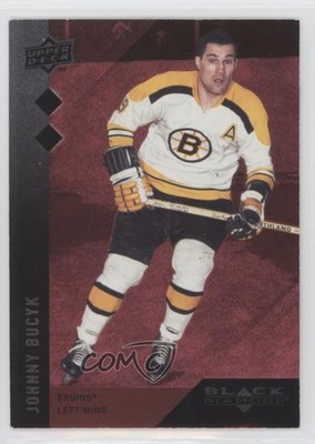 2009-10 Upper Deck Black Diamond Ruby 62/100 Johnny Bucyk #124 HOF 0f9