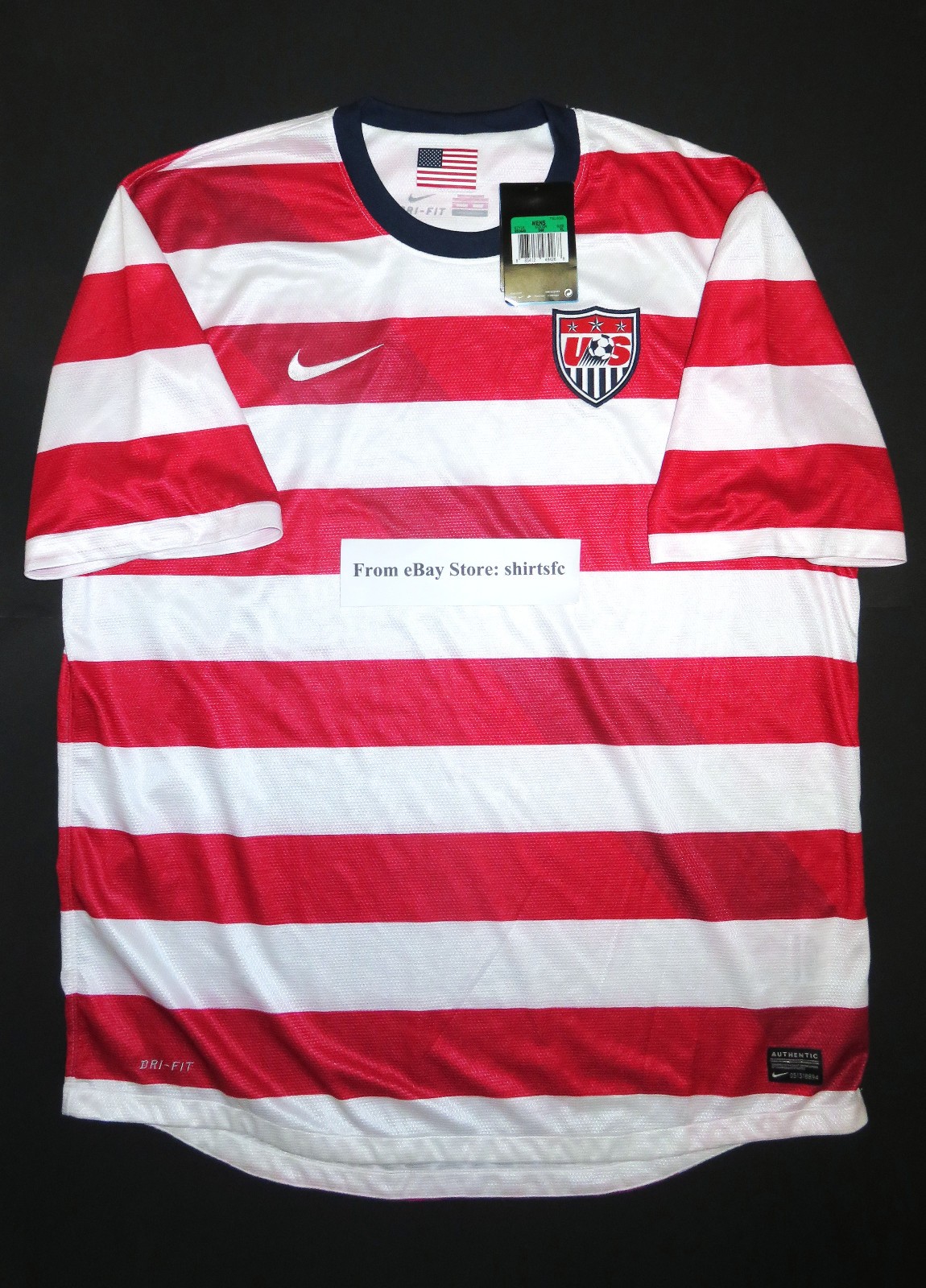 New 2012-2013 Nike Authentic USA USMNT Waldo Soccer Jersey Shirt Kit World Cup