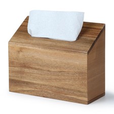 Acacia Hand Towel Box Cover Compatible with Kleenex Disposable Paper Hand Tow...