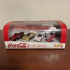 Hot Wheels 1999 Vintage Coca-Cola Special Edition Race Team 4 Car Set