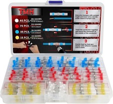 160 PCS Marine Heat Shrink Solder Seal Wire Connectors Style: 160 PCS