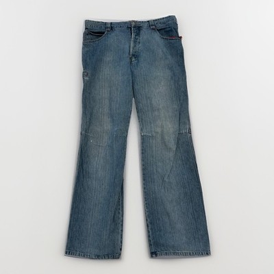Timezone Men s Jeans 34x33 Button Fly Light Washed Straight Leg 