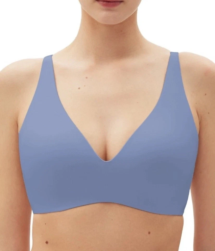 Sujetador inalámbrico Gap GapBody Everyday Essentials para mujer azul Allure 34B Foto 4 de 4