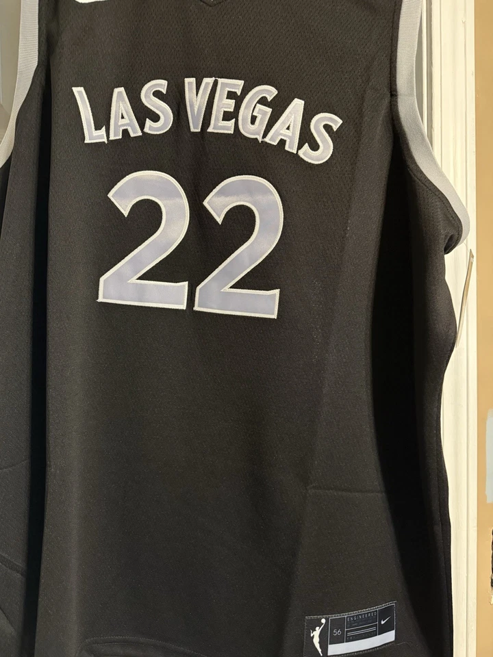 XXXL #22 WILSON WNBA LAS VEGAS UNISSEX - Imagem 3 de 4