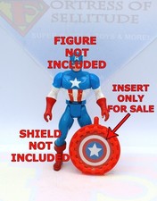 Product Image: Mattel Secret Wars CUSTOM Shield Insert ONLY For Vintage Captain America Figure