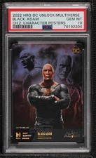 2022 HRO DC Comics Series 2 Character Posters Black Adam PSA 10 GEM MT 2f4