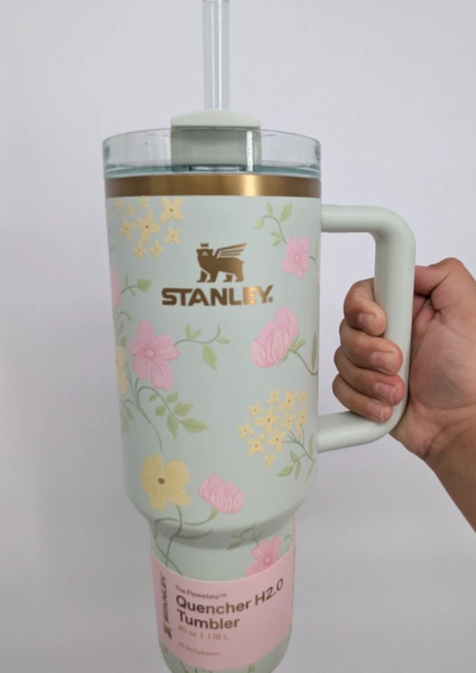 NEW STANLETY cup 40 oz Easter Quencher Flowstate Tumbler Spring Blossoms 2026 - Image 1 of 4