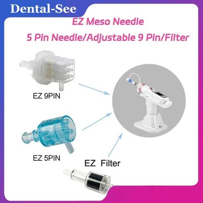 Negative Pressure 5/9 Needles Tip Filter For EZ Vacuum Mesotherapy Gun Injector
