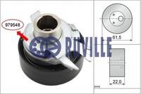 Spannrolle Zahnriemen Ruville 55719 FüR FOX Polo Arosa Inca Cordoba Lupo Seat VW
