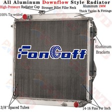 Aluminum 3 Row Radiator For 1996-2002 1998 Toyota Hilux Surf Kzn185 3.0l Diesel
