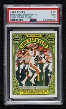 1986 Topps 1000 Yard Club Cris Collinsworth #17 PSA 7 16yo