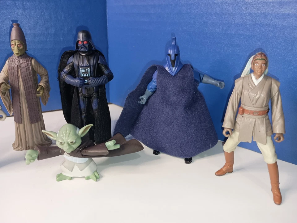 Lote de figuras de acción sueltas Star Wars EU Clone Wars Saga OTC ROTS Rebels x7 yoda Foto 3 de 4