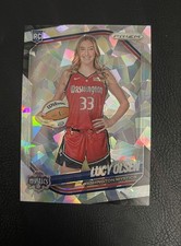 2025 Panini Prizm WNBA - Rookie Variation Lucy Olsen #145 Ice Prizm (RC)