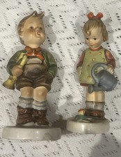 Goebel Hummel Figures West Germany – Damaged / Glued / Missing Part – X 2