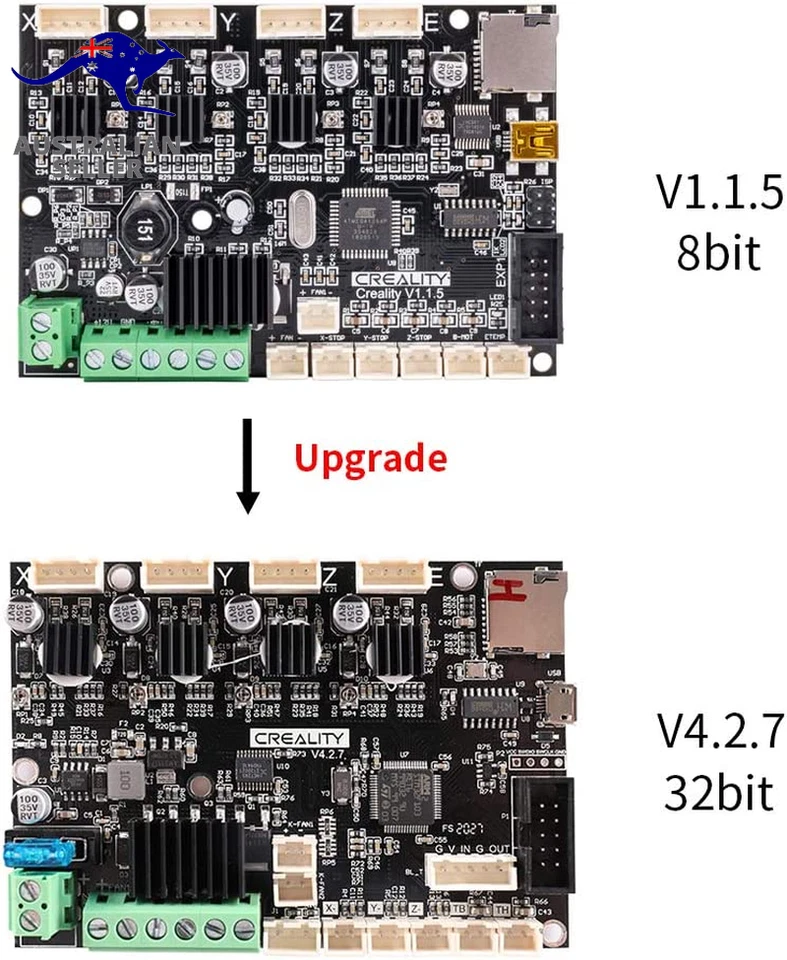 Creality V4.2.7 Motherboard for Ender 3 3D Printer, New Upgrade 32 Bits Silent M - image 2 of 4
