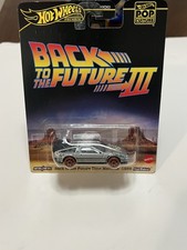 Hot Wheels Back to the Future lll Time Machine-1955 Premium Pop Culture Diecast