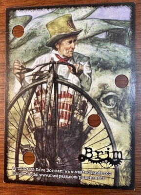 Punch Cards: Wasted Lands (2003) Brim Card Dave Dorman