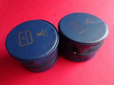 2X SEHR GUTE MEDIUM/LARGE HARDY VINYL REEL CASE PASSEND FÜR MARQUIS SALMON No1 ROLLEN