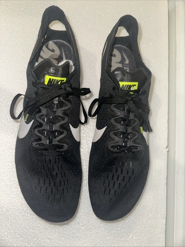 Nike Victory Track Cleat Men's 12.5 Black/White Used - Picture 3 of 9