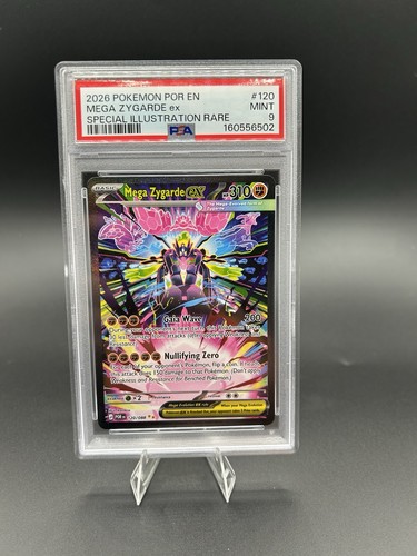 Pokemon Mega Zygarde ex Me03: Perfect Order 120/088 EN SIR Holo PSA 9